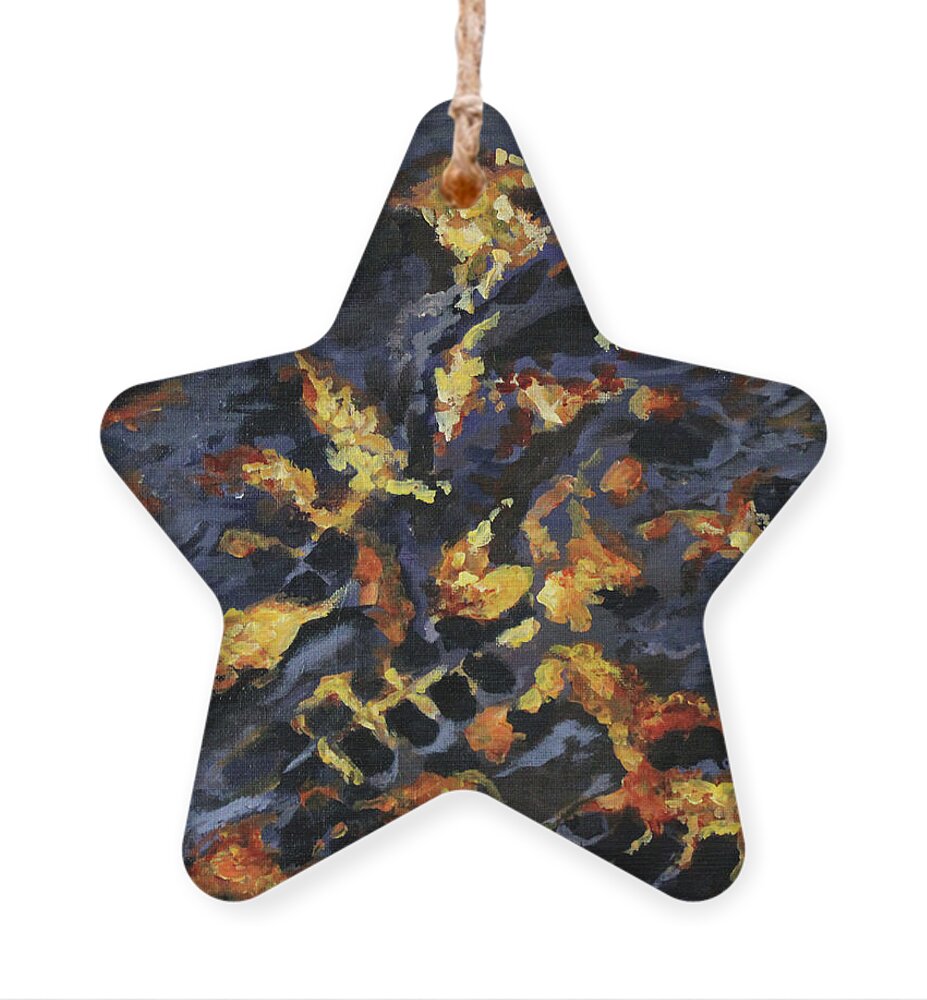 Sun kissed Sands- Wood Art Ornament by Walaa