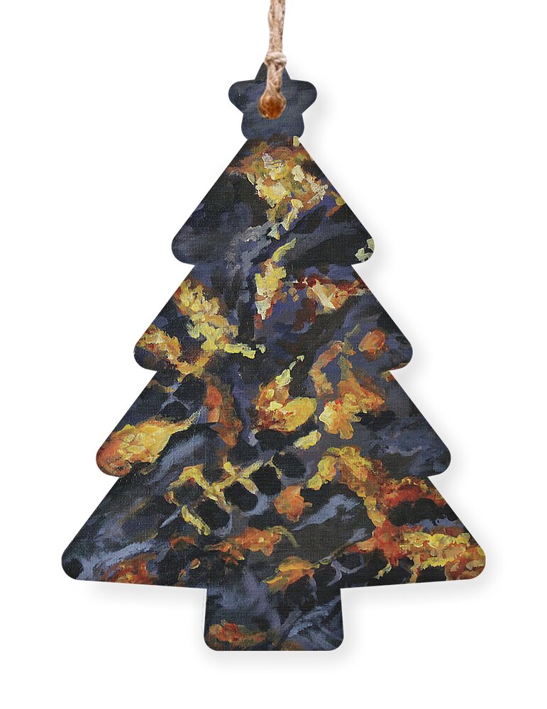 Sun kissed Sands- Wood Art Ornament by Walaa