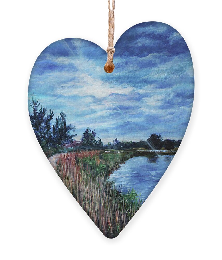 Whispers of Nature - Wood Art Ornament by Walaa