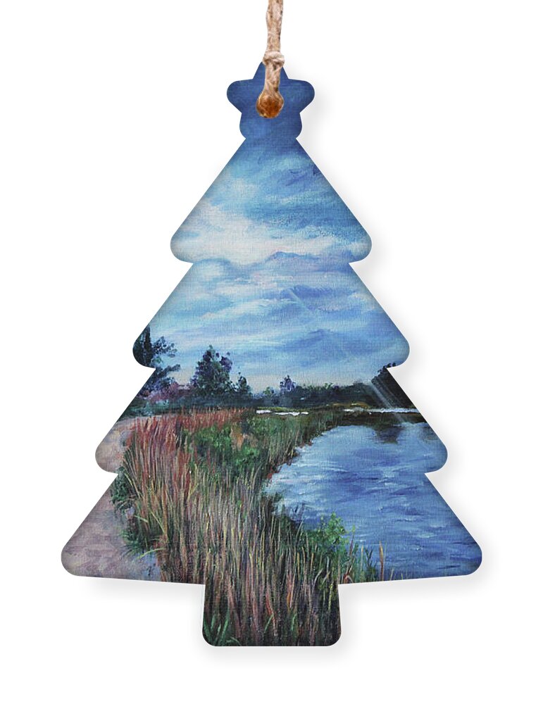 Whispers of Nature - Wood Art Ornament by Walaa