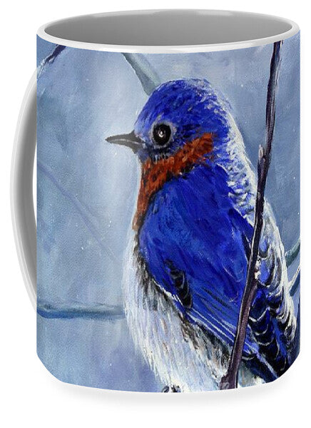 Alone In The Snow Storm - Mug