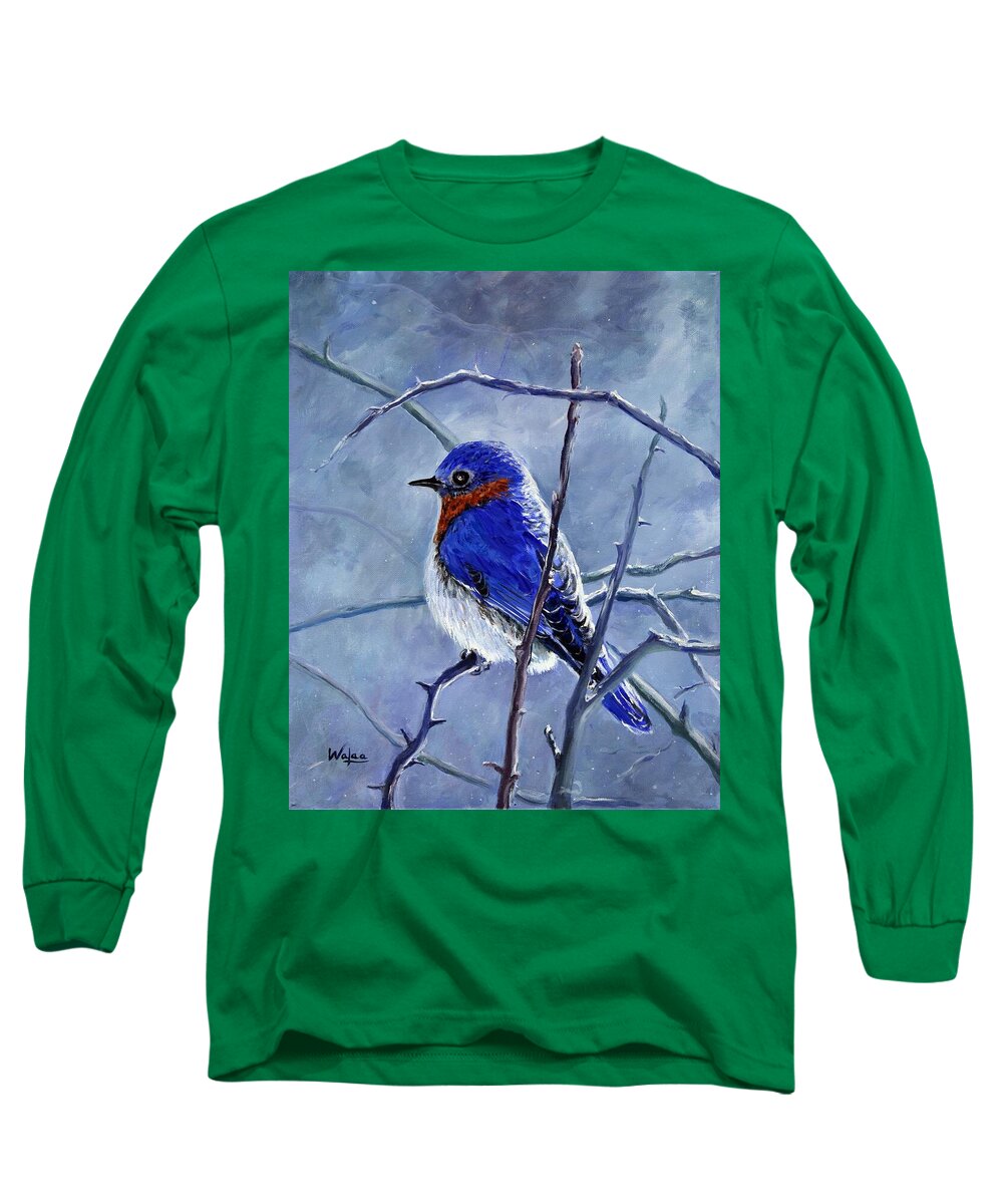 Alone In The Snow Storm - Long Sleeve T-Shirt