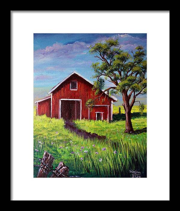 Barnfield - Framed Print