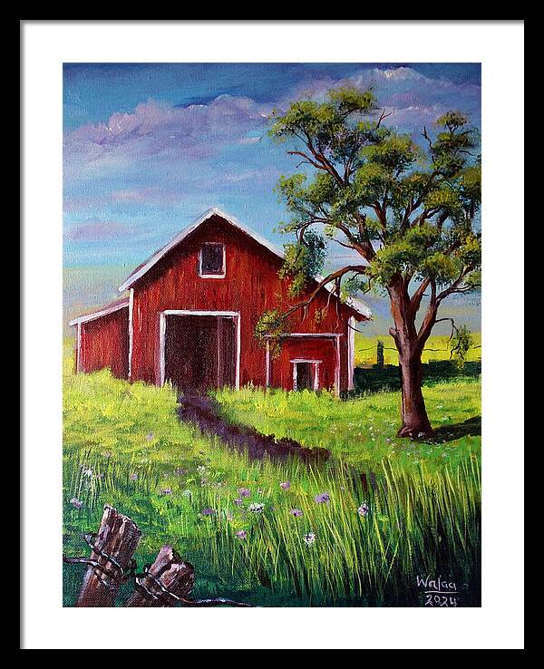 Barnfield - Framed Print