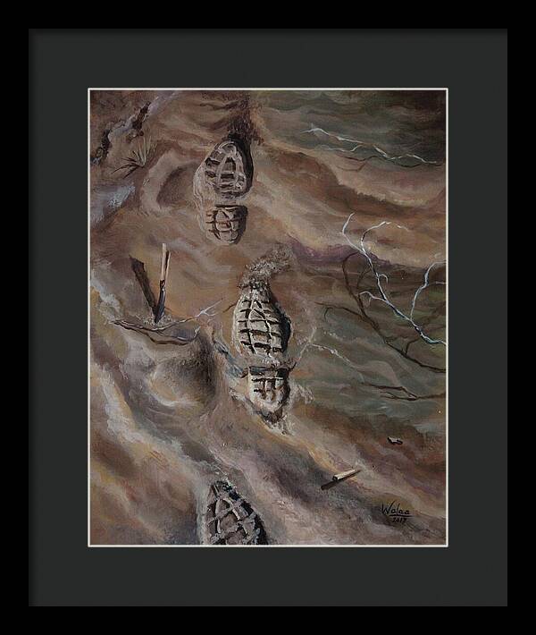 Ephemeral Steps - Framed Print