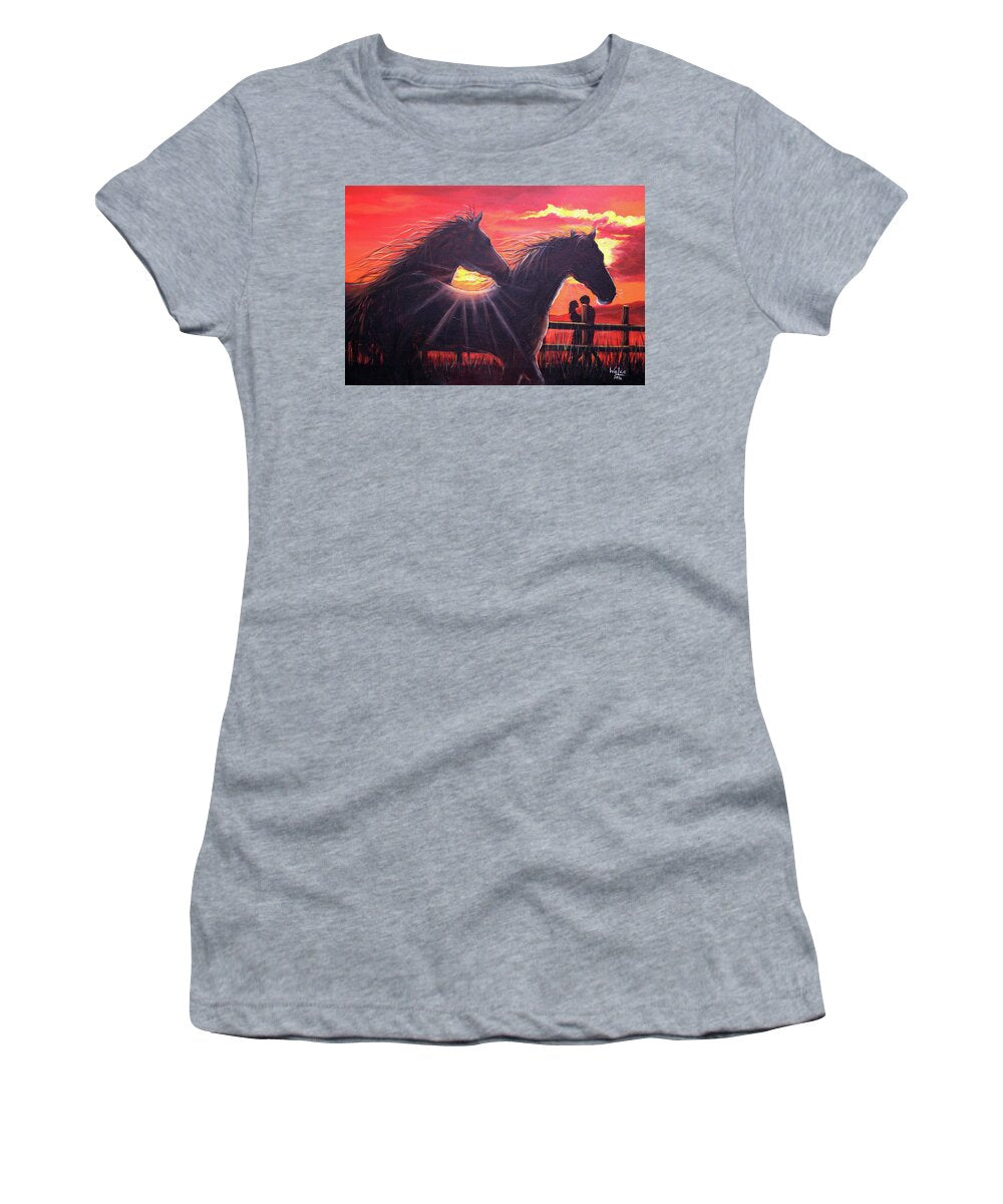 Noble hearts, endless light - Women's T-Shirt