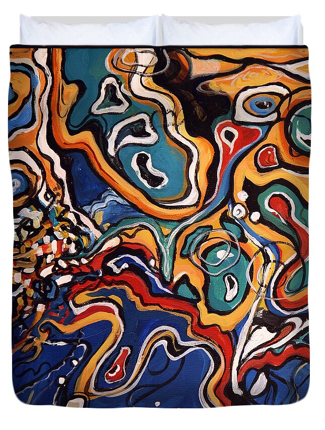 Ripples of Change I - Duvet Cover