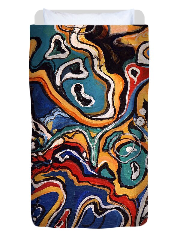Ripples of Change I - Duvet Cover