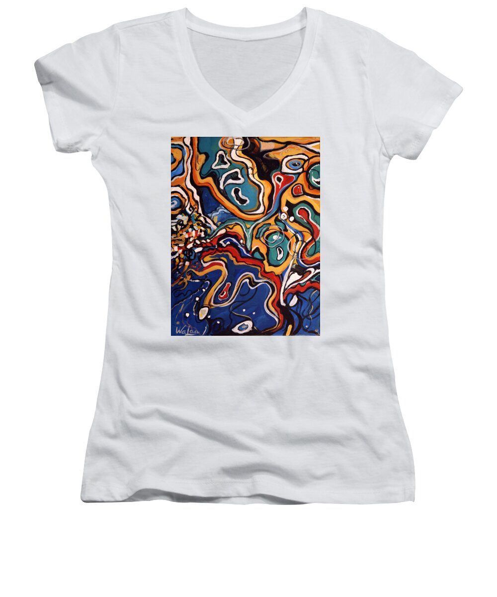 Ripples of Change I - Women's V-Neck