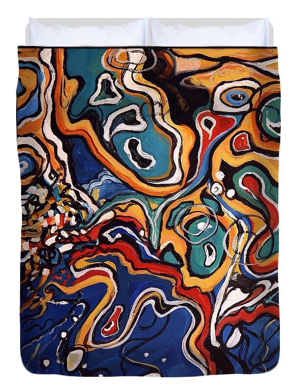 Ripples of Change I - Duvet Cover