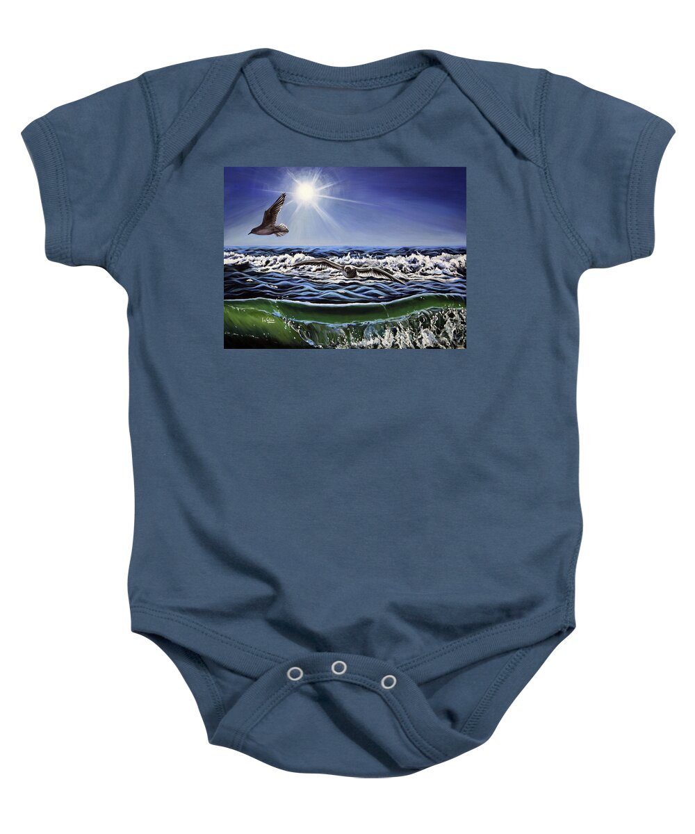 Seagull Freedom - Baby Onesie