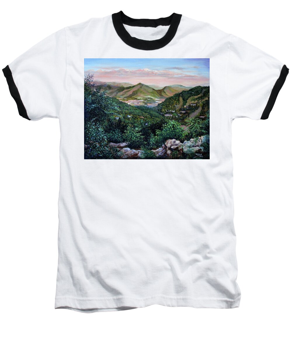 Mountain Peace in Shenandoah - Baseball T-Shirt