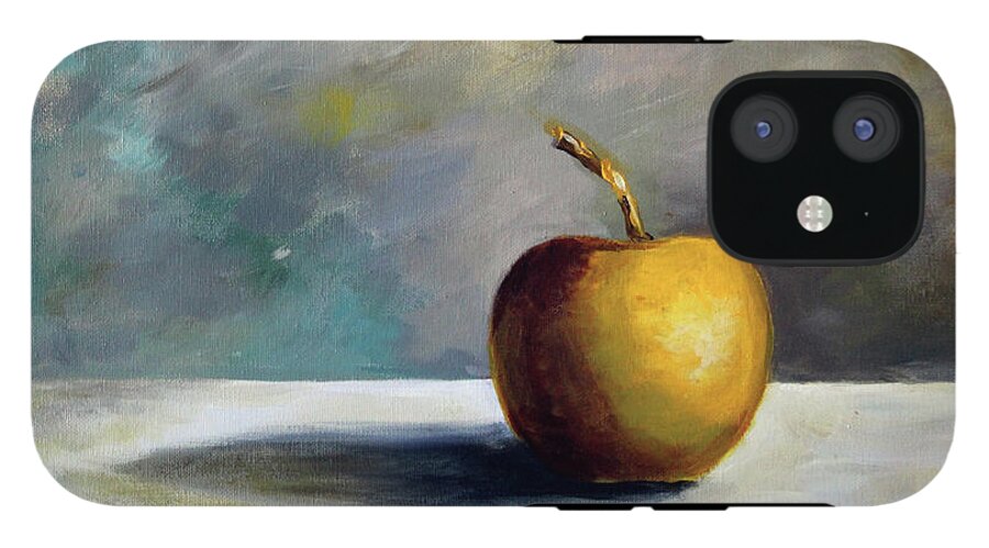 Solitary Golden Apple - Phone Case