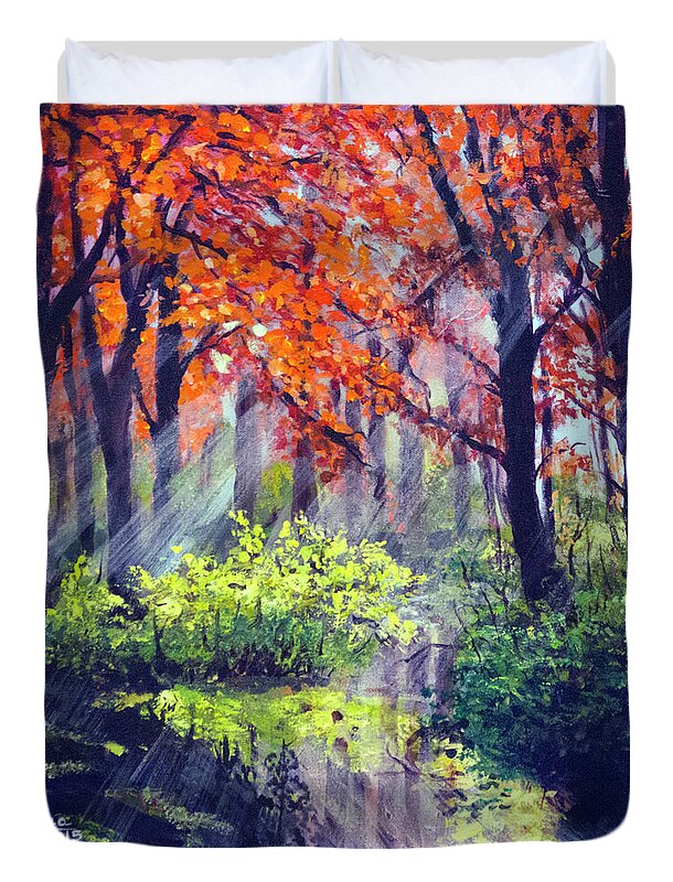 When Light Sneaks - Duvet Cover