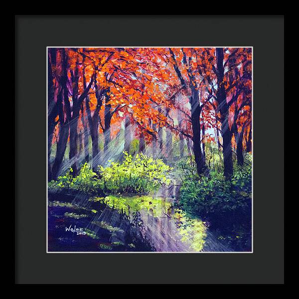 When Light Sneaks - Framed Print