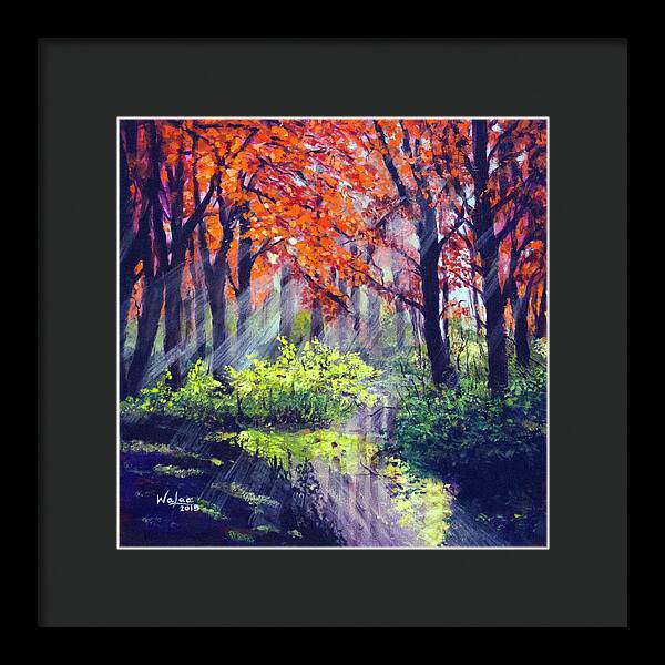 When Light Sneaks - Framed Print