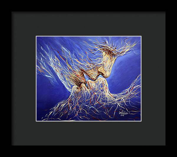 Embrace of Souls 1 - Framed Print