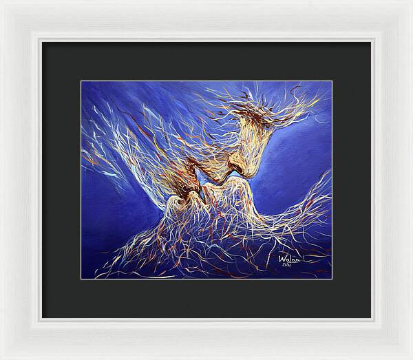 Embrace of Souls 1 - Framed Print