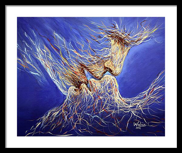 Embrace of Souls 1 - Framed Print