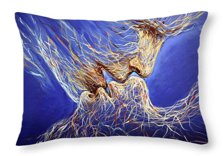 Embrace of Souls 1 - Throw Pillow