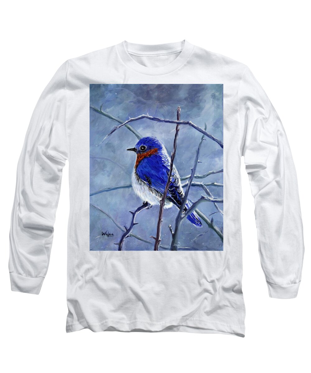 Alone In The Snow Storm - Long Sleeve T-Shirt