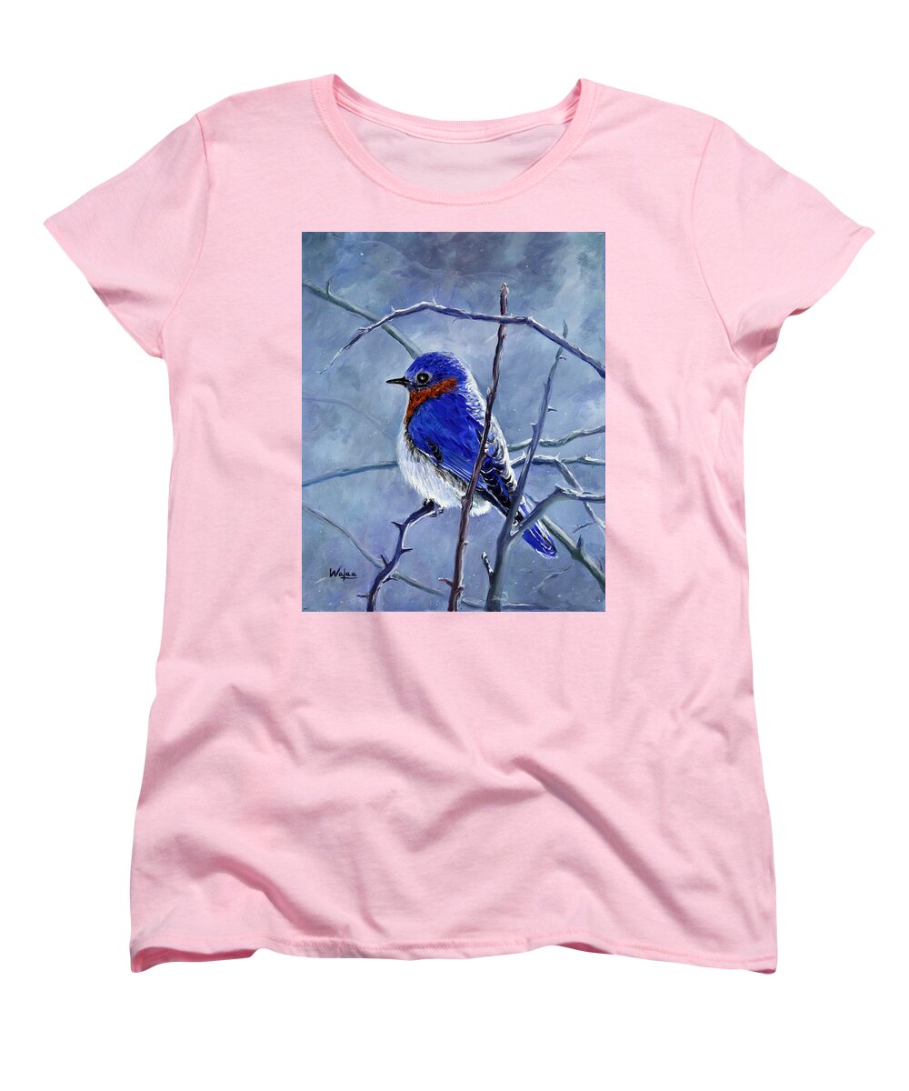 Alone In The Snow Storm - Women's T-Shirt (Standard Fit)