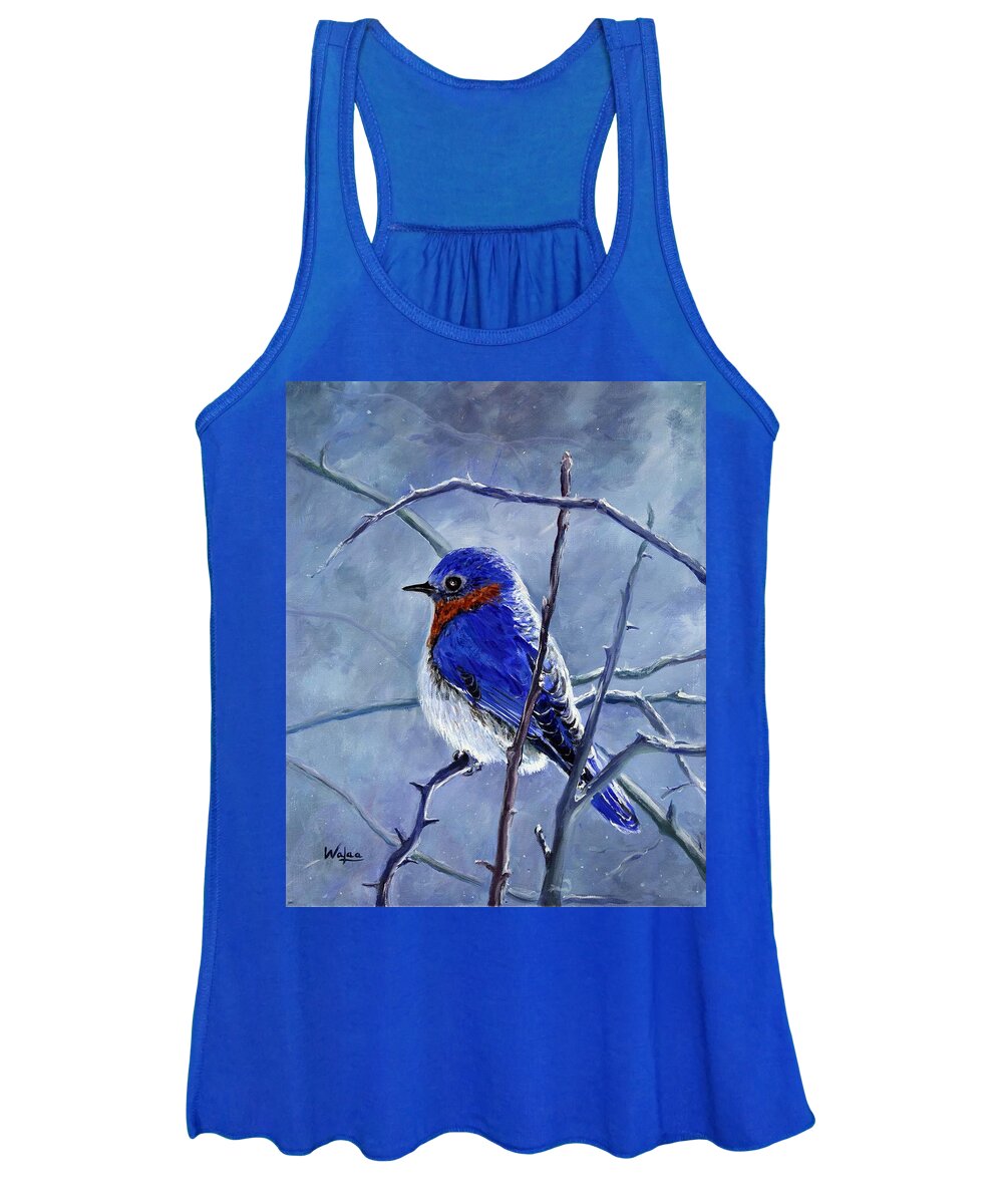 Alone In The Snow Storm - Women's Tank Top