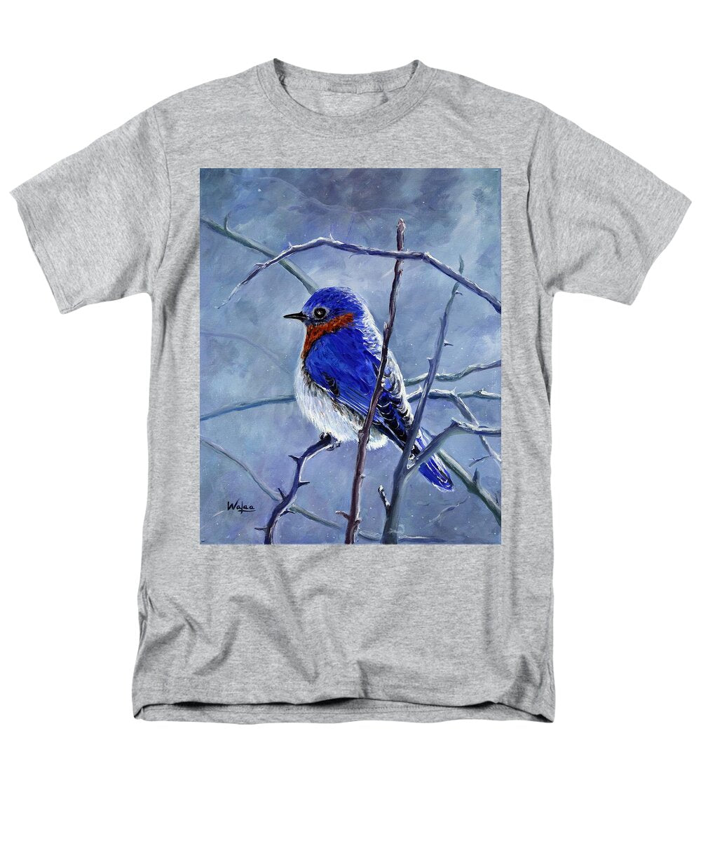 Alone In The Snow Storm - Men's T-Shirt  (Regular Fit)