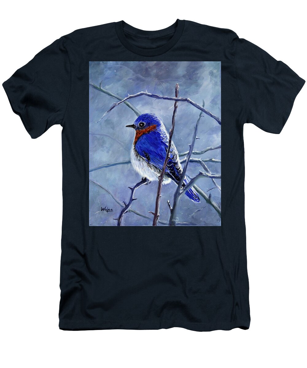 Alone In The Snow Storm - T-Shirt