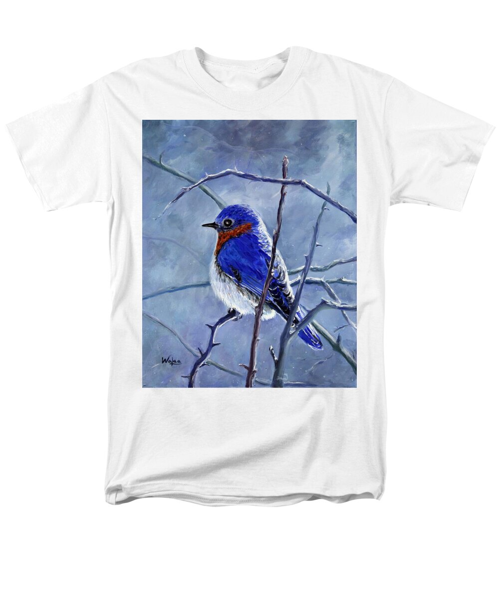 Alone In The Snow Storm - Men's T-Shirt  (Regular Fit)