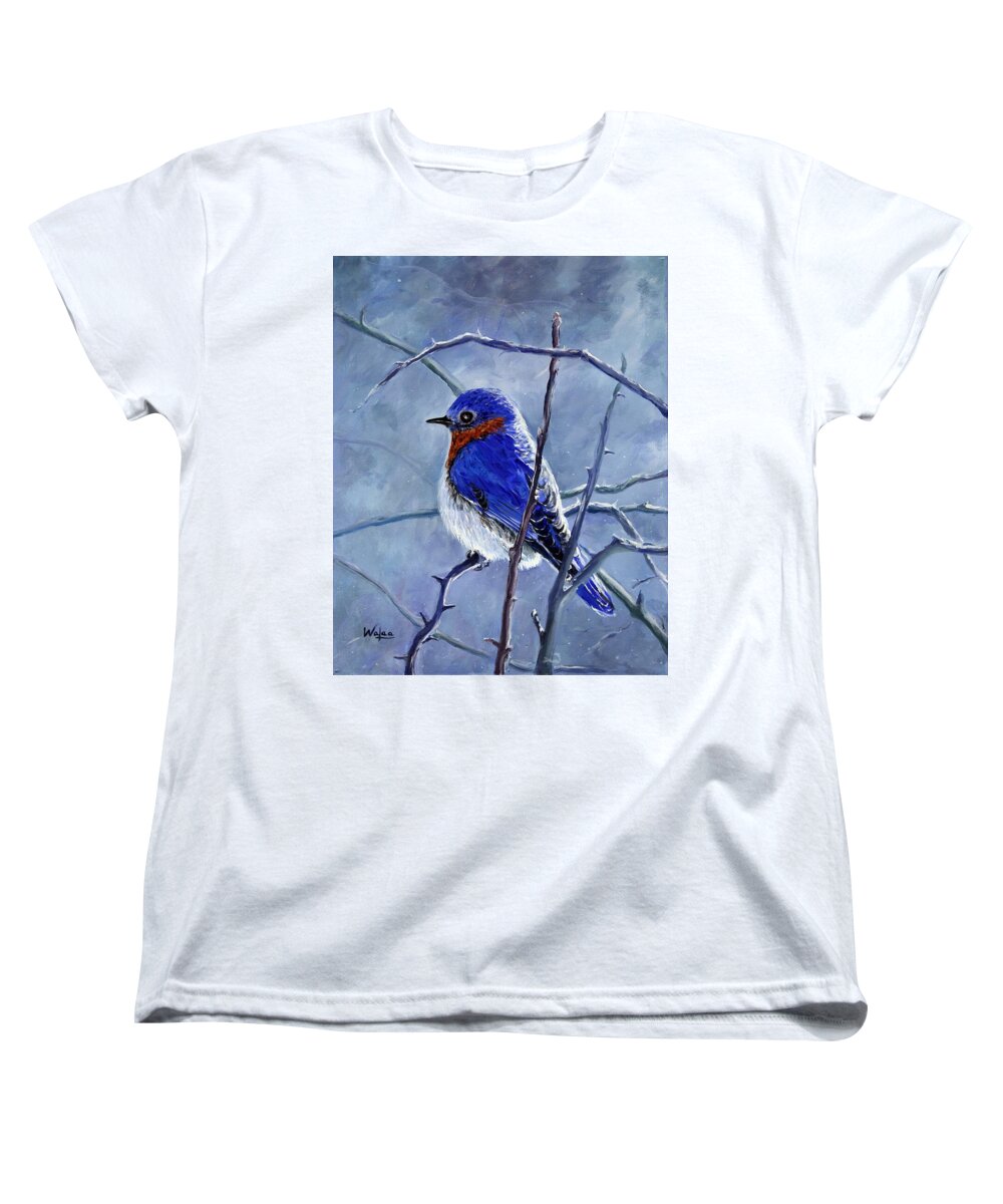 Alone In The Snow Storm - Women's T-Shirt (Standard Fit)