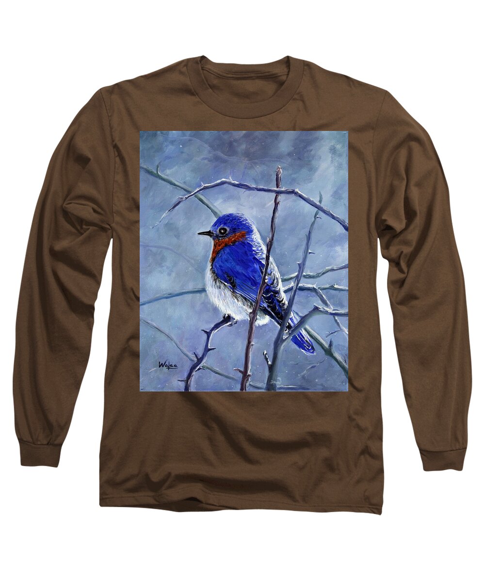 Alone In The Snow Storm - Long Sleeve T-Shirt