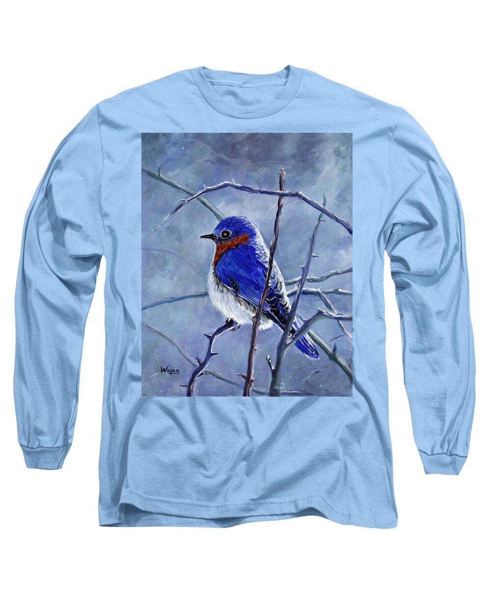 Alone In The Snow Storm - Long Sleeve T-Shirt