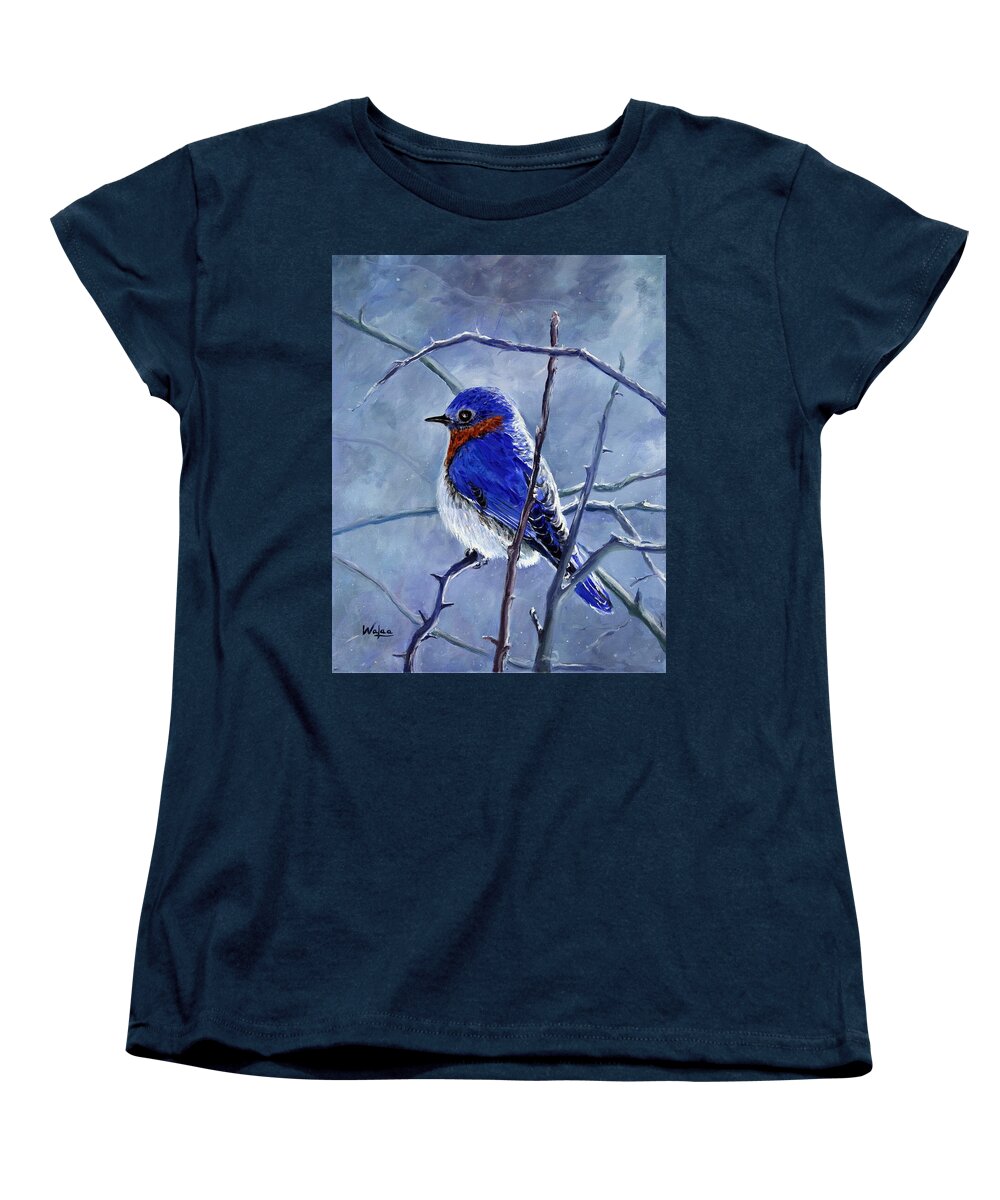 Alone In The Snow Storm - Women's T-Shirt (Standard Fit)