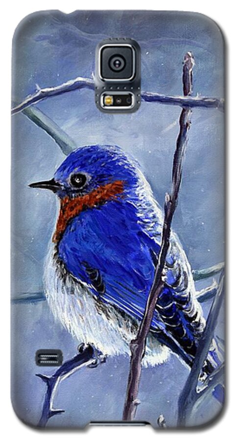 Alone In The Snow Storm - Phone Case