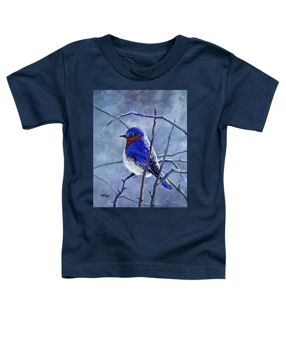 Alone In The Snow Storm - Toddler T-Shirt