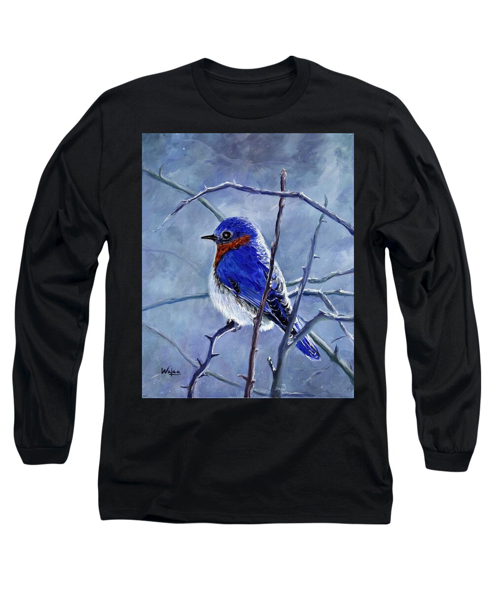 Alone In The Snow Storm - Long Sleeve T-Shirt