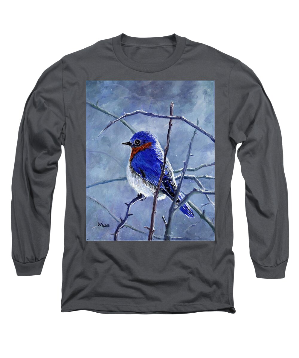 Alone In The Snow Storm - Long Sleeve T-Shirt