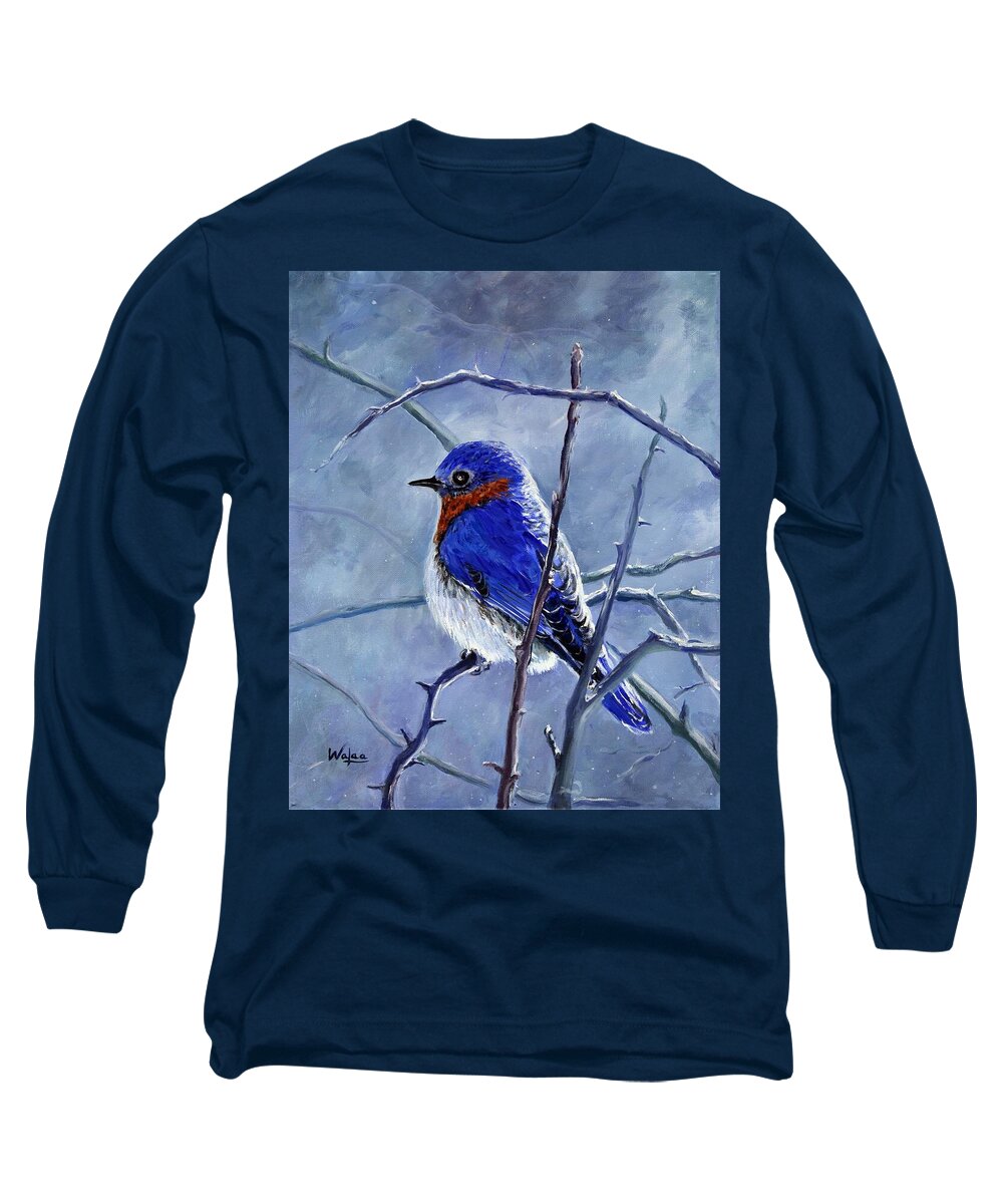 Alone In The Snow Storm - Long Sleeve T-Shirt