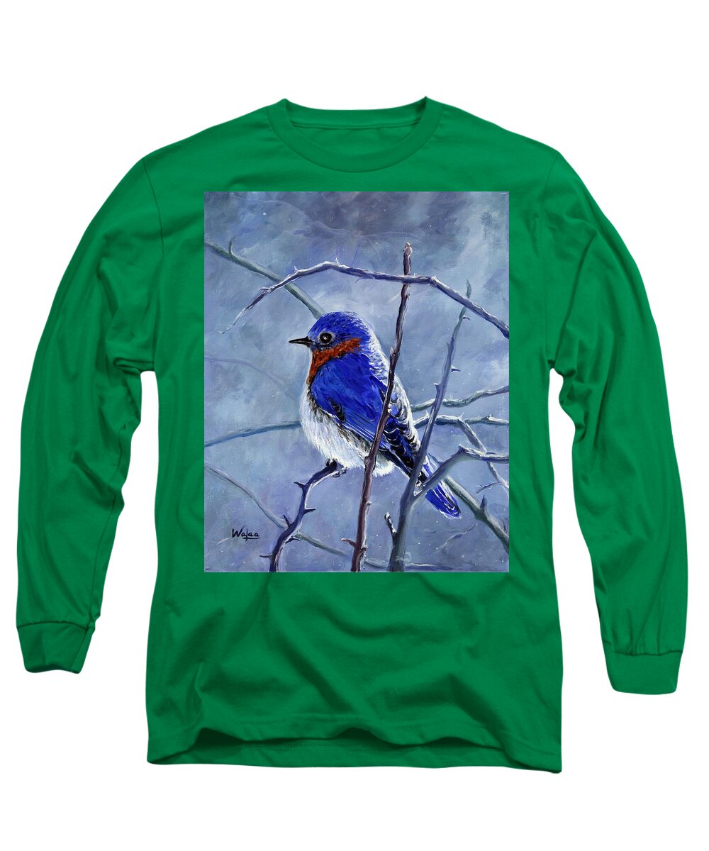 Alone In The Snow Storm - Long Sleeve T-Shirt