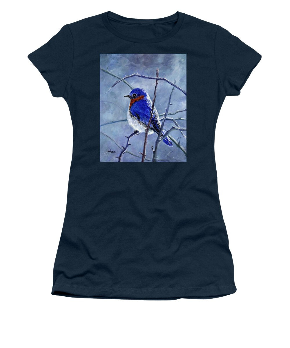 Alone In The Snow Storm - Women's T-Shirt