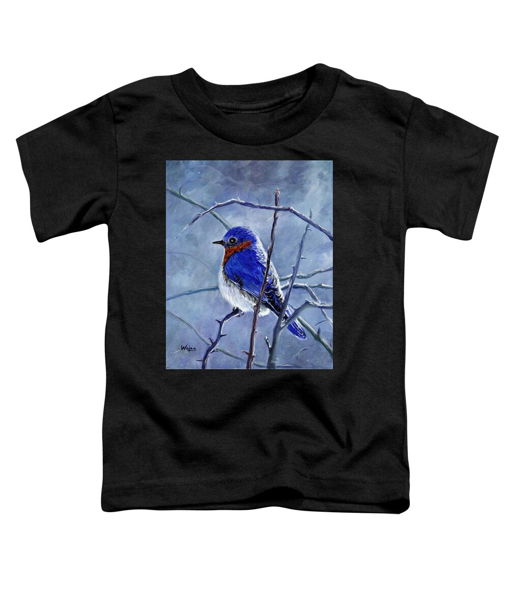 Alone In The Snow Storm - Toddler T-Shirt