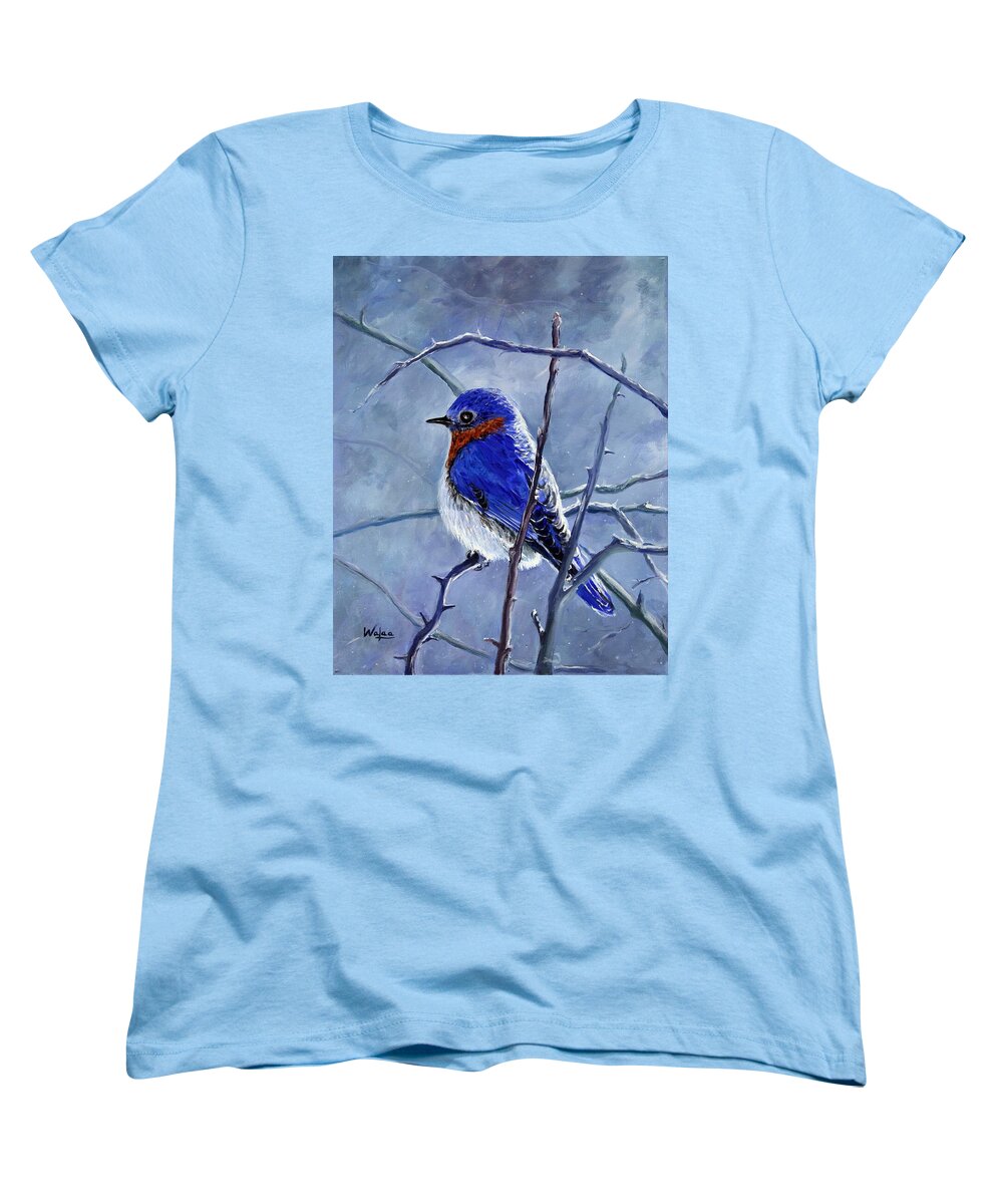 Alone In The Snow Storm - Women's T-Shirt (Standard Fit)