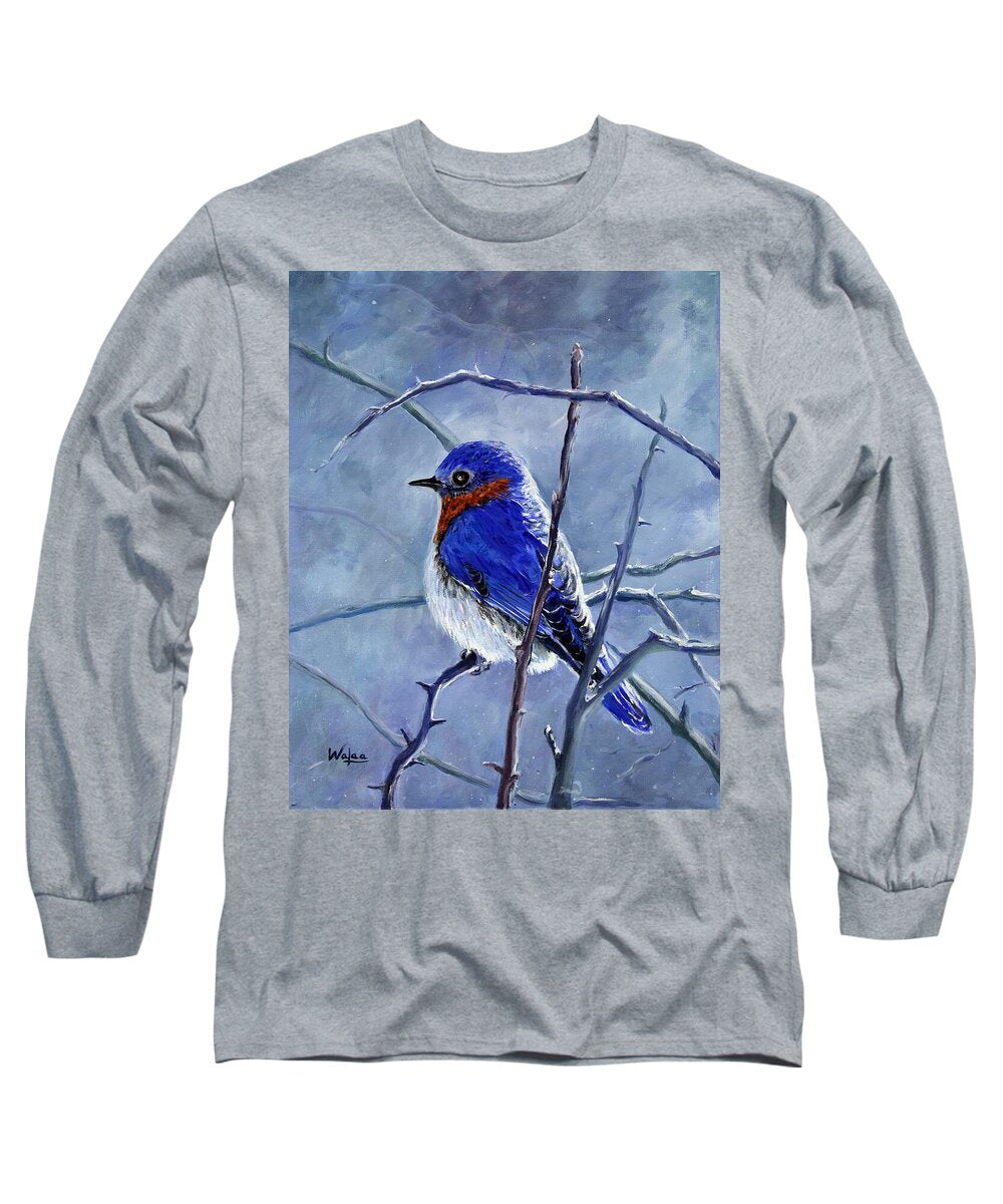 Alone In The Snow Storm - Long Sleeve T-Shirt