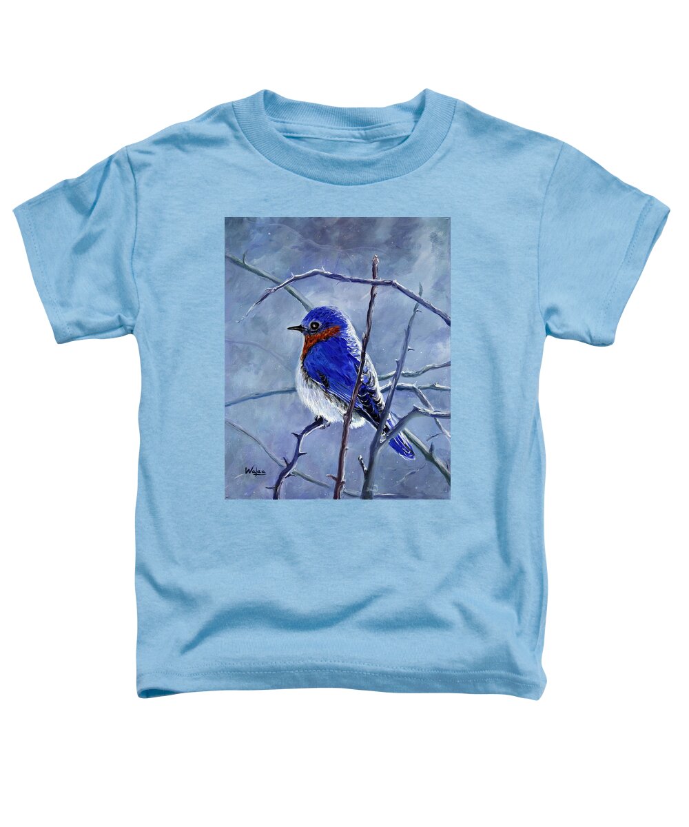 Alone In The Snow Storm - Toddler T-Shirt