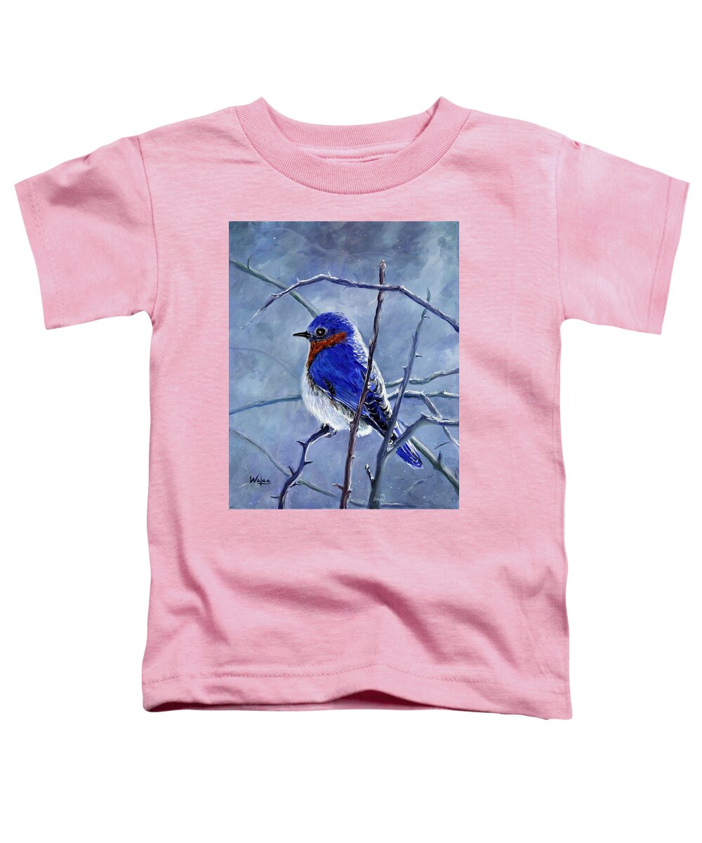 Alone In The Snow Storm - Toddler T-Shirt