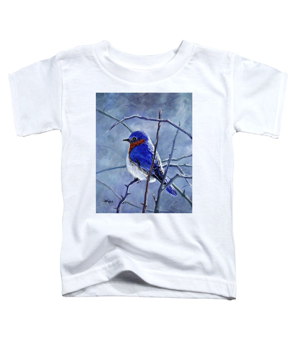 Alone In The Snow Storm - Toddler T-Shirt