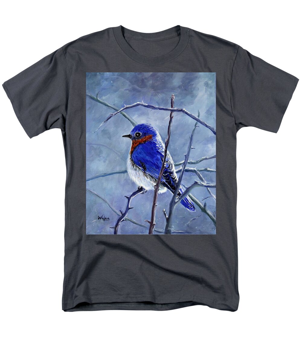 Alone In The Snow Storm - Men's T-Shirt  (Regular Fit)