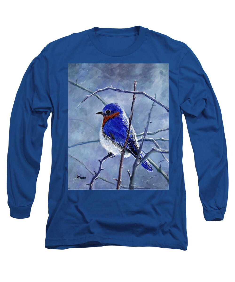 Alone In The Snow Storm - Long Sleeve T-Shirt