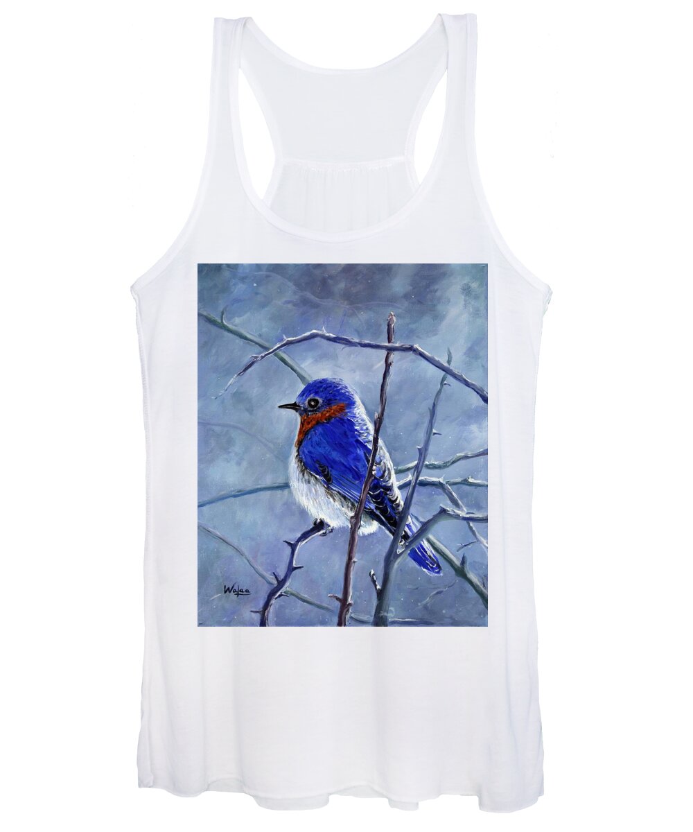 Alone In The Snow Storm - Women's Tank Top